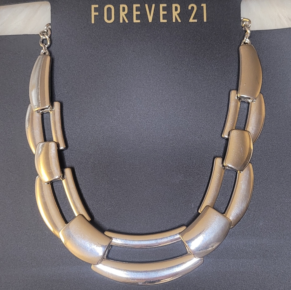 Statement Silver Necklace